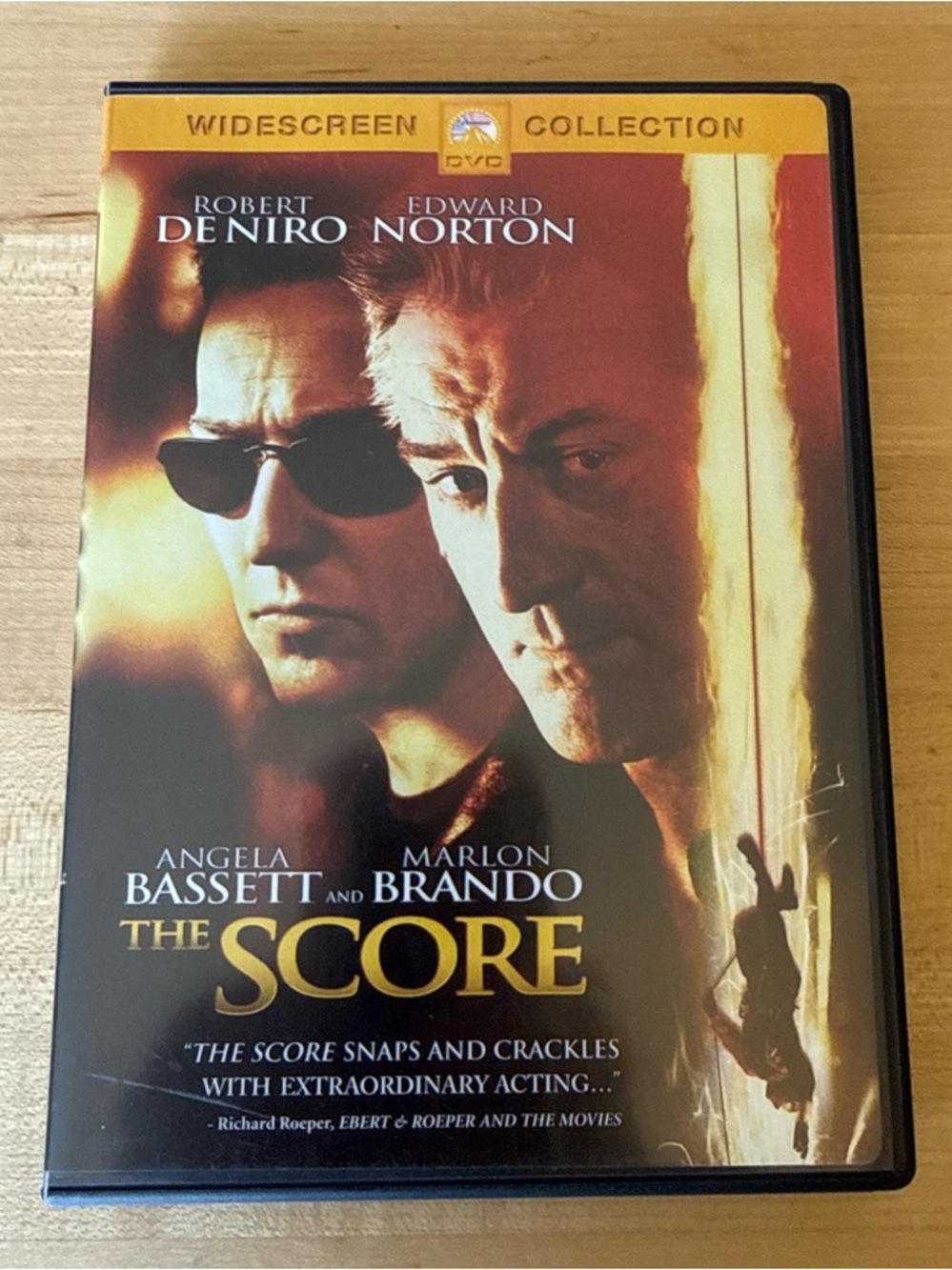 📀 The Score widescreen edition. Special features 🎬 De Niro Norton Bassett *EUC